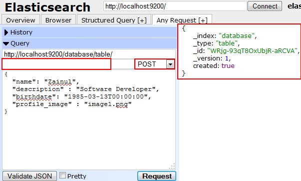 elasticsearch create index