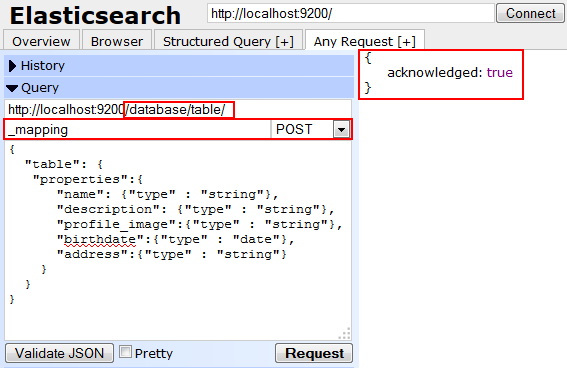 elasticsearch mapping