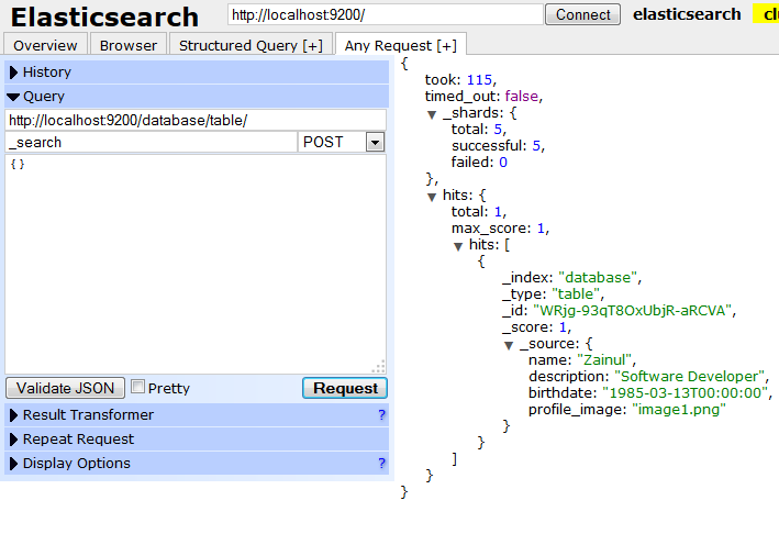 elasticsearch read index