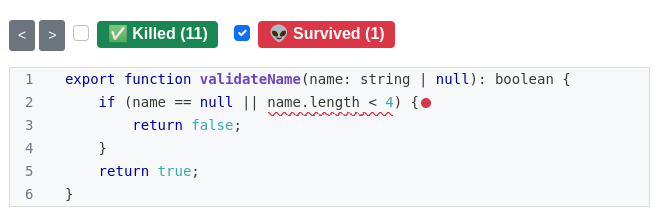 mutation coverage with solution